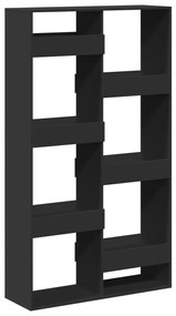 Estante 100x33x175 cm derivados de madeira preto
