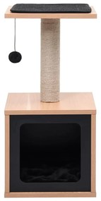 Árvore para gatos c/ tapete arranhador sisal 62 cm