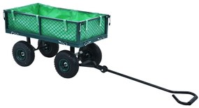Carrinho de mão de jardim 250 kg verde