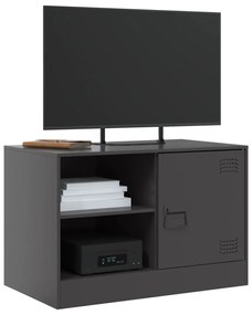 Móvel de TV 67x39x44 cm aço preto