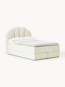 Cama boxspring com espaço de arrumação Romia