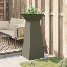 Suporte para Plantas Verde azeitona Metal 40 x 40 x 101 cm