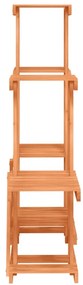 Suporte de plantas 95x25x96 cm madeira de abeto maciça