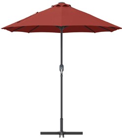 Guarda-sol de Jardim Terracota 380 x 196 x 235 cm