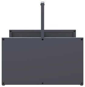 Suporte para lenha 40x40x40 cm aço laminado a frio antracite
