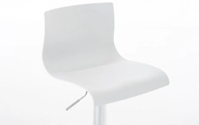 Banco de bar Hoover 39 x 84-104 x 36 cm Branco