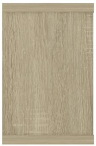 Prateleiras parede forma de cubo 2 pcs carvalho sonoma