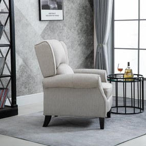 Poltrona Relax com cadeira reclinável manual de até 160 ° 81x84x105cm