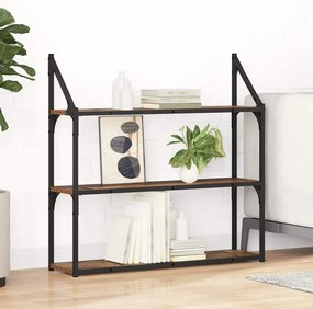 vidaXL Prateleira de Parede Madeira Antiga 80 x 21 x 78,5 cm