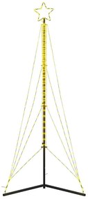 LED Árvore de Natal 483 LEDs Branco Quente 240 cm
