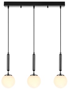 Candeeiro Suspenso King – Preto e Branco – 62 x 15 x 134 cm