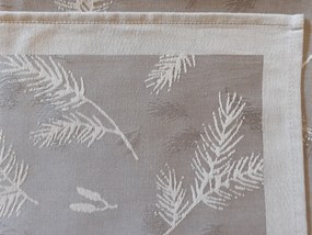 NATAL - Toalha de mesa Fateba rectangulares em 100% algodão jacquard: Grey 1 Toalha de mesa 180x300 cm