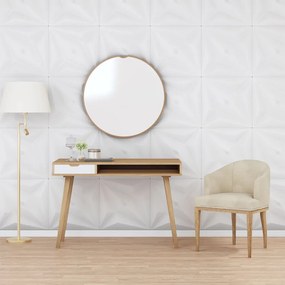 Painéis de parede 48 pcs 50x50 cm 12m² XPS estrela branco