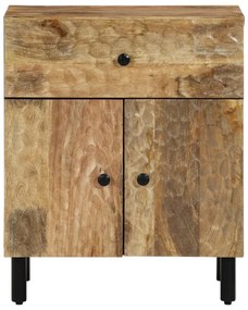 Mesa de cabeceira 50x33x60 cm madeira de mangueira maciça