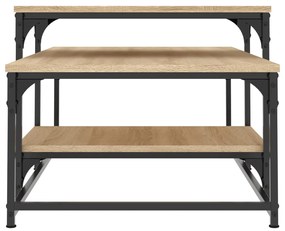 Mesa de centro 102x60x45cm derivados de madeira carvalho sonoma
