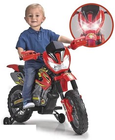 MOTO CROSS BATERIA 6V FEBER - FE11250 VERMELHA