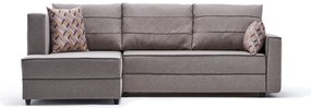Sofá-Cama de Canto Ece – Creme – 242 x 88 x 90 cm