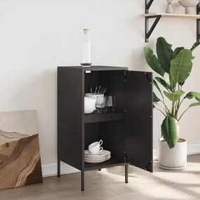 Aparador 36x39x79 cm aço preto