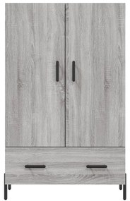 Armário alto derivados de madeira 69,5x31x115cm cinza sonoma