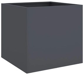 Vaso/floreira 49x47x46 cm aço antracite