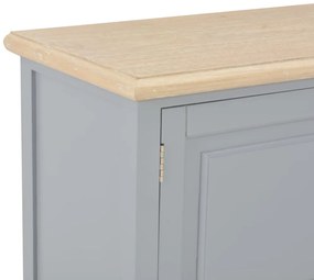 Móvel de TV 120x30x40 cm madeira cinzento
