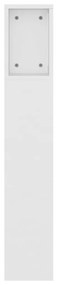 Armário de cabeceira 160x18,5x104,5 cm branco