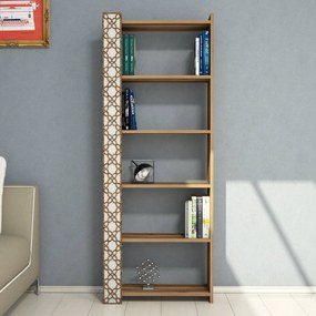 Estante City – Nogueira – 64,6 cm x 170 cm x 24,2 cm