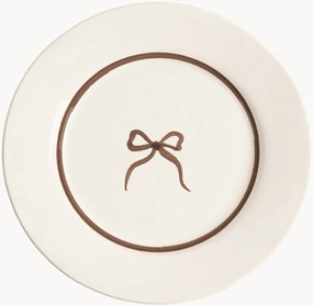 Prato de pequeno-almoço pintado à mão Bow