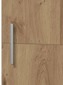 Highboard de Carvalho Artesanal 50x42.5x185 cm Madeira Engenharia