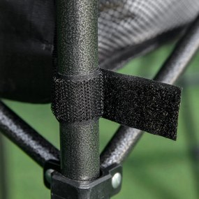 Mesa de Jardim Dobrável Braga – 70x70x69 cm – Preta – Com Bolsa de Tra