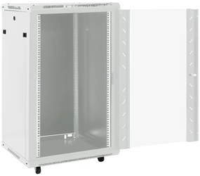Armário bastidor 15U 19" IP20 60x60x100 cm cinzento