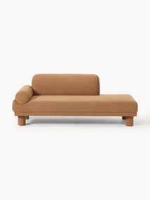 Chaise longue em bouclé Lilo