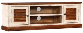 vidaXL Móvel de TV madeira acácia e mangueira maciça 120x30x40 cm