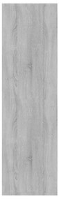 Estante/divisória madeira processada 80x30x103 cm sonoma cinza