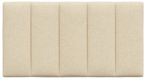 Almofadão de cabeceira 90 cm tecido creme