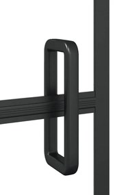 Divisória de chuveiro ESG 116x140 cm preto