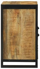 Armário de Pia 55x35x60 cm Madeira Sólida de Mangueira Rugosa