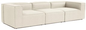 Sofá de 3 Lugares Fora – Ecru – 297x66x105 cm