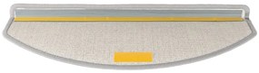 Tapetes de escada 30 pcs 65x24x4 cm cinzento-claro