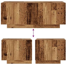 Mesa cabeceira 100x35x40 cm derivados de madeira madeira velha