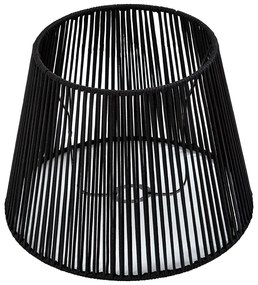 Abajur exterior com corda preta IP54 40/28/30 - Jayla Japandi