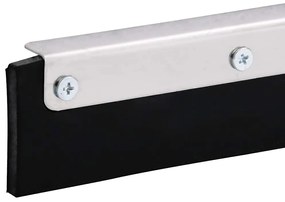Rodo de chão 5 pcs 55x119,5 cm aço e borracha