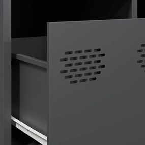 Mesa de centro 68,5x50x43,5 cm aço laminado a frio antracite