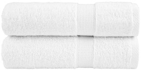 Toalhas de banho premium SOLUND 2pcs 100x150 cm 600 gsm branco