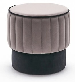 Pouffe Rose – Cinzento – 40x40x40 cm