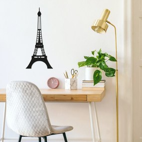 Acessório Decorativo de Parede Metal-100 – Preto – 22 x 48 cm