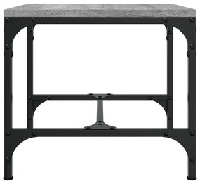 Mesas de apoio 2 pcs 40x40x35 cm deriv. madeira cinzento sonoma