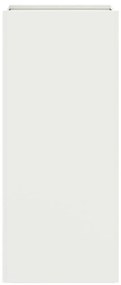 Vaso/floreira 32x29x75 cm aço branco