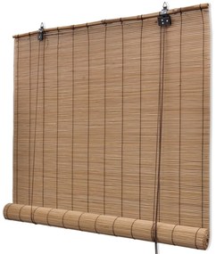 Estores de rolo bambu 2 pcs 120 x 220 cm