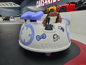Carrinho Choques elétrico para crianças Hello Kitty 6V branco
